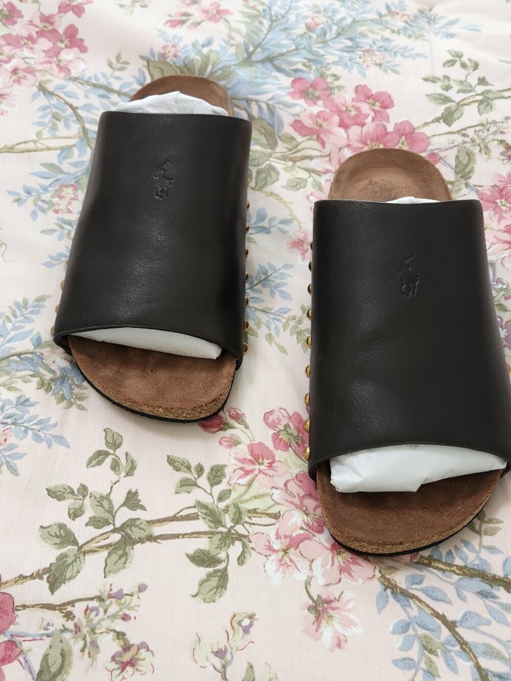 Ralph Lauren Gorgeous Brown Leather Sandals